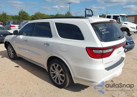 2017 Dodge Durango Citadel Anodized Platinum Rwd from USA, damaged, VIN 1C4RDHEG1HC680727